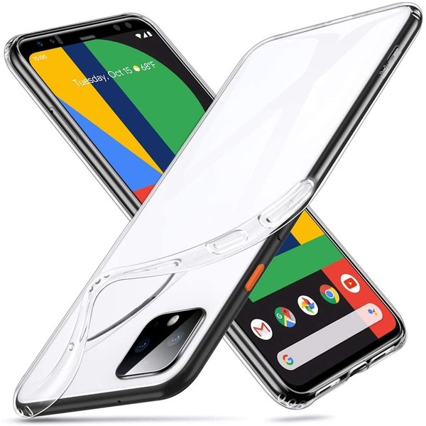 Ntech Hoesje geschikt voor Google Pixel 4 XL siliconen hoesje - Pixel 4 XL Transparant backcover TPU hoesje