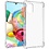 Ntech Hoesje Geschikt Voor Samsung Galaxy A71 5G siliconen Hoesje - Extra Stevige Randen -Hoesje Dun TPU Transparant / Galaxy A71 5G 2X screenprotector tempered glass
