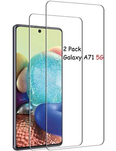 Ntech Samsung Galaxy A71 5G Screenprotector Glazen / A71 5G Tempered Glass - 2 Stuks