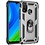 Ntech Huawei Y6p Hoesje - Anti-Shock Hybride Ring Armor met Kickstand - Zliver