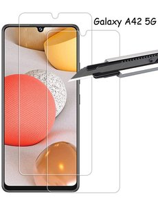 Ntech Samsung Galaxy A42 5G Screenprotector / Samsung Galaxy A42 glazen tempered glass - 2 pack