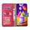 Ntech Hoesje Geschikt Voor Samsung Galaxy A42 5G hoesje bookcase Pink - Galaxy A42 wallet case portemonnee hoes cover