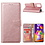 Ntech Hoesje Geschikt Voor Samsung Galaxy A42 5G hoesje bookcase Rose Goud - Galaxy A42 wallet case portemonnee hoes cover