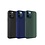 Ntech Hoesje Geschikt voor iPhone 12 / 12 Pro Hoesje Geborsteld TPU case / Brushed backcover - Blauw