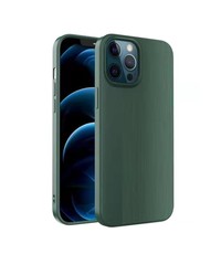 Ntech iPhone 12 / 12 Pro Hoesje Geborsteld TPU Groen