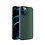 Ntech Hoesje Geschikt voor iPhone 12 / 12 Pro Hoesje Geborsteld TPU case / Brushed backcover - Groen