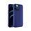 Ntech Hoesje Geschikt voor iPhone 12 Mini Hoesje Geborsteld TPU case / Brushed backcover - Blauw