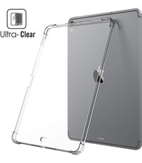 Ntech iPad Air 4 10.9 hoesje - siliconen transparant cover / iPad Air 4 (2020) Anti-Shock siliconen Backcover Clear