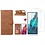 Ntech Hoesje Geschikt Voor Samsung Galaxy S20 FE hoesje - bookcase Bruin - Galaxy S20 FE wallet case portemonnee hoesje - S20 FE book case hoes cover Met 2X screenprotector / tempered glass