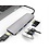 Ntech USB-C Hub Adapter 6-in-1 met  Type-C Kabel naar 4K UHD HDMI Converter - SD Kaart slot - USB 3.0