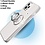 Ntech Hoesje Geschikt voor iPhone 12 / 12 Pro (6.1) Luxe hoesje Backcover case - Metalen Ring houder - Transparant