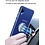 Ntech Hoesje Geschikt Voor Samsung Galaxy A10 Hoesje - Galaxy M10 Hoesje Luxe Back Metalen Ring houder - Transparant