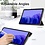 Ntech Hoes Geschikt voor Samsung Galaxy Tab A7 Hoes - 10.4 inch - (2020/2022) - Trifold Bookcase - Zwart
