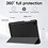 Ntech Hoes Geschikt voor Samsung Galaxy Tab A7 Hoes - 10.4 inch - (2020/2022) - Trifold Bookcase - Zwart