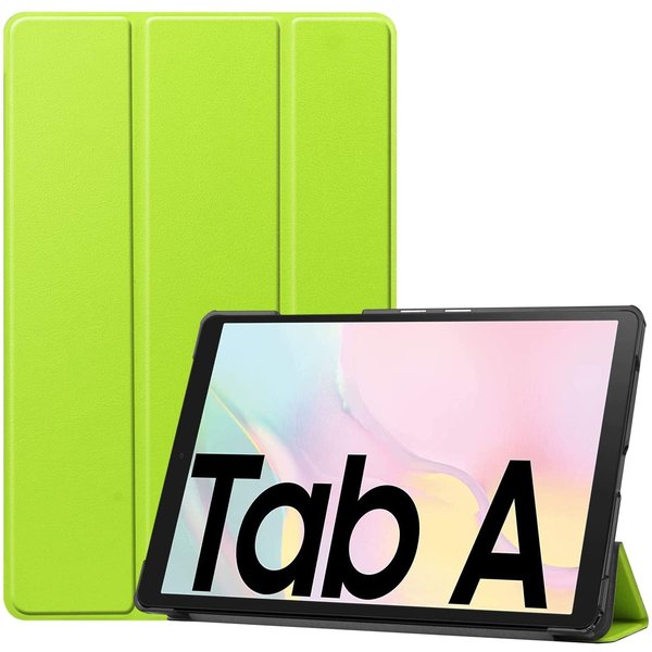 Ntech Hoes Geschikt voor Samsung Galaxy Tab A7 Hoes - 10.4 inch - (2020/2022) - Trifold Bookcase - Groen
