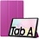 Ntech Hoes Geschikt voor Samsung Galaxy Tab A7 Hoes - 10.4 inch - (2020/2022) - Trifold Bookcase - Pink