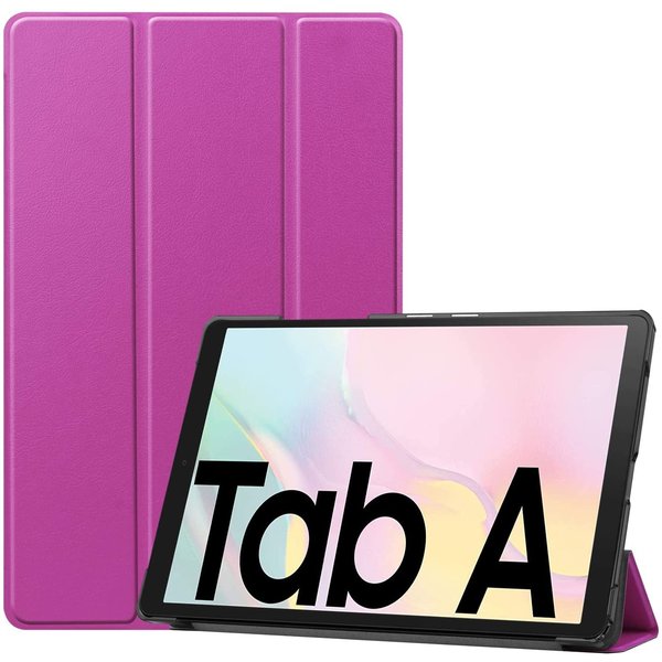 Ntech Hoes Geschikt voor Samsung Galaxy Tab A7 Hoes - 10.4 inch - (2020/2022) - Trifold Bookcase - Pink