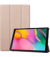 Ntech Samsung Galaxy Tab A7 Trifold Bookcase Goud