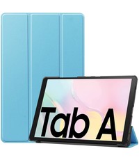 Ntech Samsung Galaxy Tab A7 Trifold Bookcase Licht Blauw