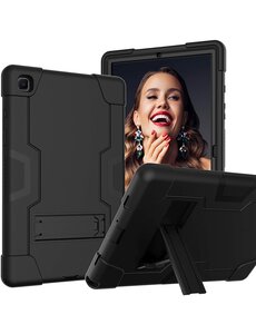 Ntech Samsung Galaxy Tab A7 Kickstand Hybride Armor Zwart