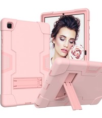 Ntech Samsung Galaxy Tab A7 Kickstand Hybride Armor Rose Goud