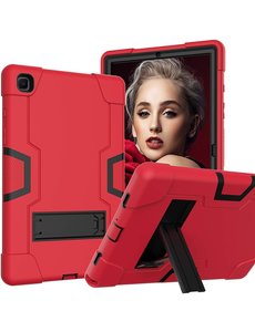 Ntech Samsung Galaxy Tab A7 Kickstand Hybride Armor Rood