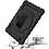 Ntech Hoes Geschikt voor Samsung Galaxy Tab A7 Hoes Kids Case - 10.4 - (2020/2022) - Robuuste Hybridee Armor met Handband - Zwart