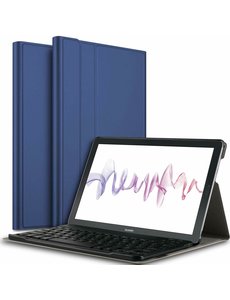 Ntech Samsung Galaxy Tab A7 Toetsenbord Hoes Blauw