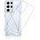 Ntech Hoesje Geschikt Voor Samsung Galaxy S21 Ultra Hoesje Geschikt Voor Samsung Galaxy S21 Ultra transparant siliconen cover - Galaxy S21 Ultra ultra dunne Backcover case