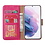 Ntech Hoesje Geschikt Voor Samsung Galaxy S21 Plus Hoesje Geschikt Voor Samsung Galaxy S21 Plus Portemonnee BookCase - Pink