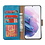 Ntech Hoesje Geschikt Voor Samsung Galaxy S21 Ultra Hoesje Geschikt Voor Samsung Galaxy S21 Ultra Portemonnee bookcase met Pasjeshouder - Blauw