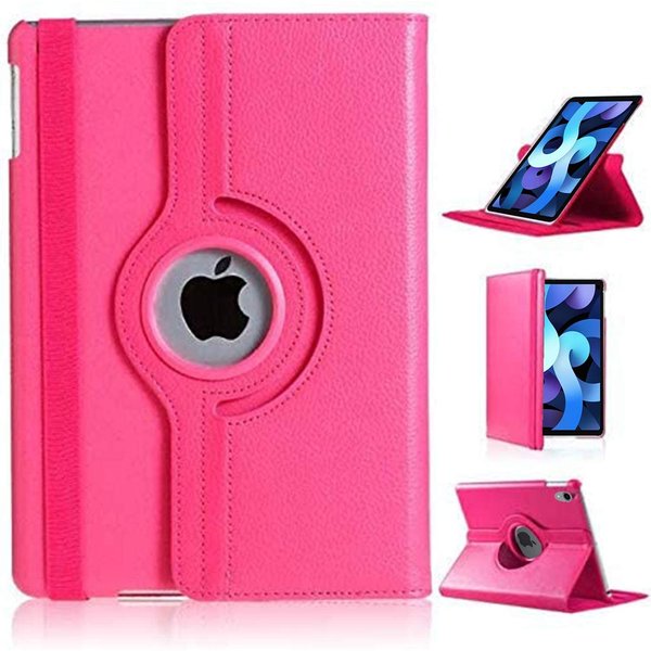 Ntech Hoes geschikt voor iPad Air 2020 (10,9 inch) - 360 Graden Draaibare bookcase met standaard