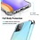 Ntech Hoesje Geschikt Voor Samsung Galaxy A52 hoesje Anti Shock Back Case + 2x Glazen Screenprotector / tempered glass