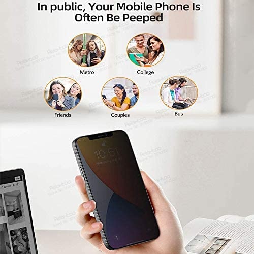 Iphone 12 Pro Max Privacy Screenprotector Glass Iphone 12 Pro Max Antispy Premium Screenprotector 2pack Tempered Glass Phonecompleet Nl