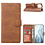 Ntech Hoesje Geschikt voor Xiaomi Mi 11 Hoesje - Mi 11 bookcase cover met Pasjeshouder - Bruin