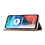 Ntech Geschikt voor Moto E7 hoesje - Geschikt voor Moto E7 wallet case portemonnee - Geschikt voor Moto E7 bookcase cover Bruin met - Geschikt voor Moto E7 screenprotector / 2 pack tempered glass