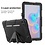 Ntech  Hoesje Geschikt Voor Samsung Galaxy Tab S6 Lite Hoes / Tab S6 lite 2024 hoes Extreme protectie Army Backcover hoesje Zwart