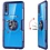 Ntech Hoesje Geschikt Voor Samsung Galaxy A50/A50s Luxe Backcover Hoesje & Metalen Ring houder - Blauw