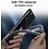 Ntech Hoesje Geschikt voor iPhone 12 Pro Max hoesje - Backcover met Ringhouder - Verstevigde hoeken - Transparant/Zwart
