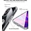 Ntech Hoesje Geschikt voor iPhone 12 Pro Max hoesje - Backcover met Ringhouder - Verstevigde hoeken - Transparant/Zwart