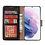 Ntech Hoesje Geschikt Voor Samsung Galaxy S21 hoesje bookcase zwart - Hoesje Geschikt Voor Samsung Galaxy s21 hoesje bookcase wallet case portemonnee book case hoes cover hoesjes met 2 stuks Screenprotector