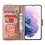 Ntech Hoesje Geschikt Voor Samsung Galaxy S21 hoesje bookcase Rose Goud - Hoesje Geschikt Voor Samsung Galaxy s21 hoesje bookcase wallet case portemonnee book case hoes cover hoesjes met 2 stuks Screenprotector