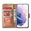 Ntech Hoesje Geschikt Voor Samsung Galaxy S21 hoesje bookcase Goud - Hoesje Geschikt Voor Samsung Galaxy s21 hoesje bookcase wallet case portemonnee book case hoes cover hoesjes met 2 stuks Screenprotector