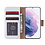 Ntech Hoesje Geschikt Voor Samsung Galaxy S21 hoesje bookcase Wit - Hoesje Geschikt Voor Samsung Galaxy s21 hoesje bookcase wallet case portemonnee book case hoes cover hoesjes met 2 stuks Screenprotector