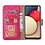 Ntech Hoesje Geschikt Voor Samsung Galaxy A02s Hoesje Geschikt Voor Samsung Galaxy A02s bookcase + 2x screenprotector - Pink