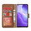 Ntech Hoesje Geschikt voor Oppo Reno5 5G - Hoesje Bookcase Bruin - Portemonee hoesje case met Pasjeshouder