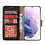 Ntech Hoesje Geschikt Voor Samsung Galaxy S21 Plus hoesje wallet case Zwart - Galaxy s21 Plus hoesje bookcase portemonnee book case hoes cover hoesjes met 2 pack Screenprotector