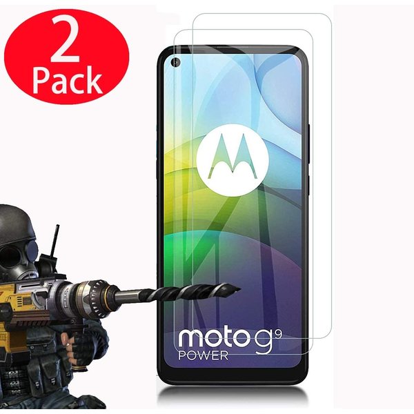 Ntech Screenprotector geschikt voor Motorola Moto G9 Power Glazen Glass - Moto G9 Power Screenprotector - 2 Stuks