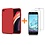 Ntech Hoesje Geschikt voor iPhone SE 2022 / 7 / 8 hoesje siliconen / nano backcover Rood met 2 Pack Screenprotector