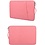 Ntech Hoes Geschikt voor Macbook Air hoes 13,3 2018 / 2019 / 2020 / 2022 Hoes - Sleeve Spatwater proof hoesje met handvat & ruimte voor accessoires Licht Rose